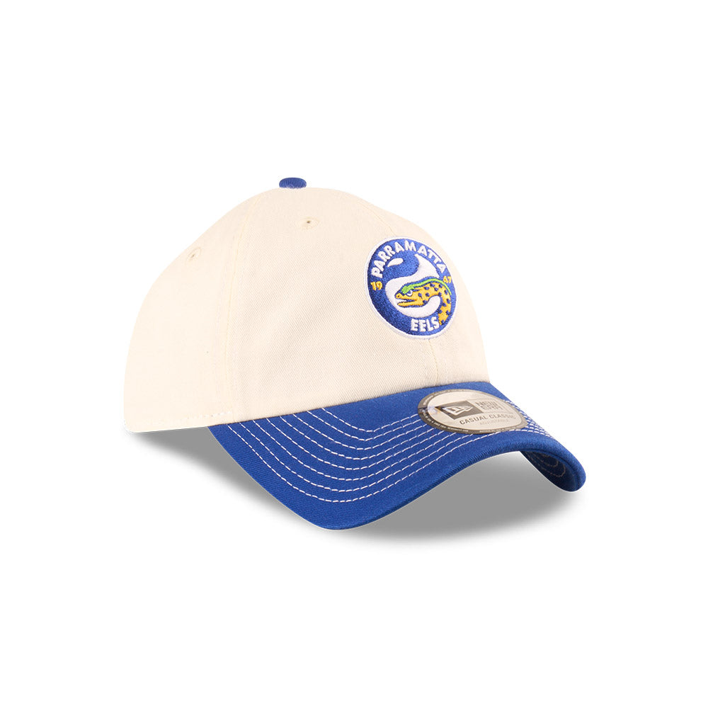 Parramatta Eels Hat - 2025 NRL 2Tone Chrome Contrast Casual Classic Strapback Cap - New Era